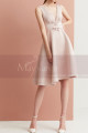 Elegant Princess Pink Satin Cocktail Dress Double Bow Belt - Ref C2031 - 04