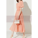 Puffy Sleeves Cute Spring Outfits With Elastic Waist Skirt - Ref C2042 - 04