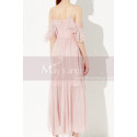 Long Womens Casual Summer Dress Pink Straps And Ruffles Top - Ref C2043 - 04