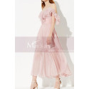 Long Womens Casual Summer Dress Pink Straps And Ruffles Top - Ref C2043 - 06