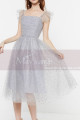 Silver Fashion Wedding Guest Outfits Tulle And Rhinestones - Ref C2046 - 03