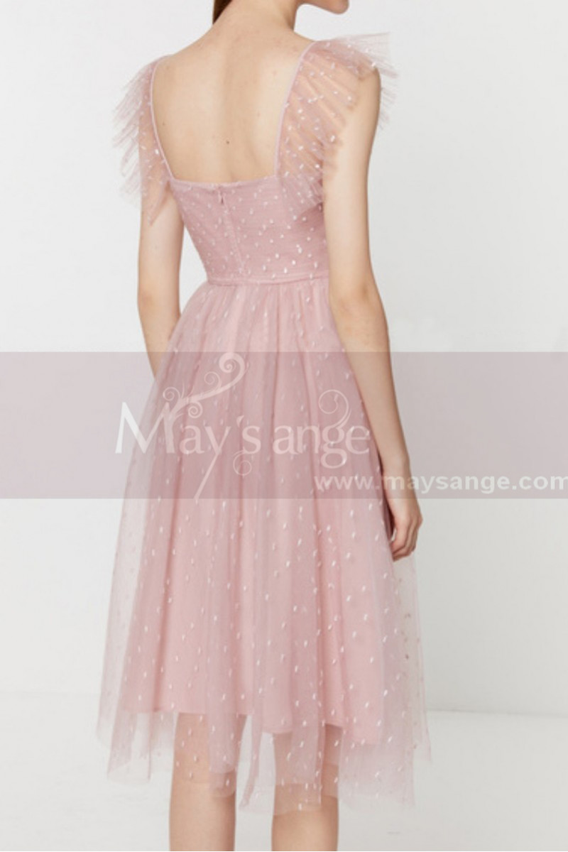 sylvestidoso - Robe de soirée et cocktail courte sans manches avec jupe