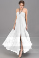 Minimalist Wedding Dress With Eye Catching glitter Neck Strap - Ref M1320 - 02