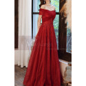 Beautiful Red Formal Evening Gowns Crossover Strapless Style - Ref L2043 - 05