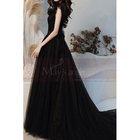Robe à noeud marron