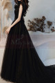 Squared Neckline Brown Formal Evening Gowns In Vintage Style - Ref L2034 - 03