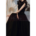 Squared Neckline Brown Formal Evening Gowns In Vintage Style - Ref L2034 - 04