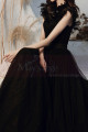 Squared Neckline Brown Formal Evening Gowns In Vintage Style - Ref L2034 - 04