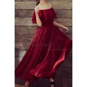 Trendy Ruffle Strapless Fluid Boho Maxi Dress For Cocktail - Ref L2052 - 03