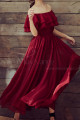 Trendy Ruffle Strapless Fluid Boho Maxi Dress For Cocktail - Ref L2052 - 03