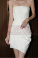 Sexy Short White Strapless Wedding Dresses Wrap Style Skirt - Ref M1289 - 05