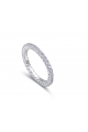 Bague argent femme pas cher avec cristal blanc scintillant - Ref 22281 - 02