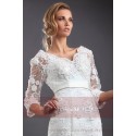 Long train Online wedding dress Kate with Embroideries - Ref M052 - 03