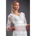 robe de mariée effet broderies - Ref M052 - 03