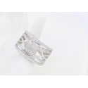 New style affordable silver thick women's anniversary rings - Ref 22288 - 02