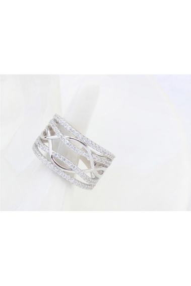 New style affordable silver thick women's anniversary rings - 22288 #1