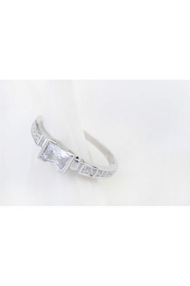 Pretty & stylish custom wedding rings for women cute crystal - 22297 #1