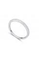 Magnifique bague fine argent avec pierre simple et élégante - Ref 22298 - 02