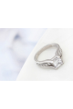 Designer female cubic zirconia wedding bands - Ref 22300 - 02