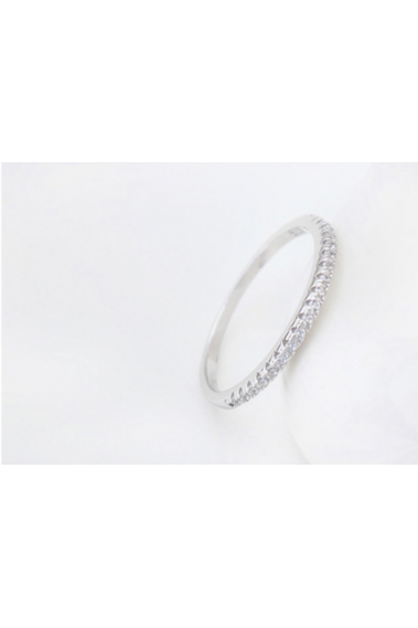 Simple affordable thin ring womens silver - 22988 #1