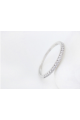 Simple affordable thin ring womens silver - Ref 22988 - 02