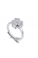 Adjustable rings for women four clover flower - Ref 28960 - 02