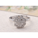 Adjustable rings for women four clover flower - Ref 28960 - 03