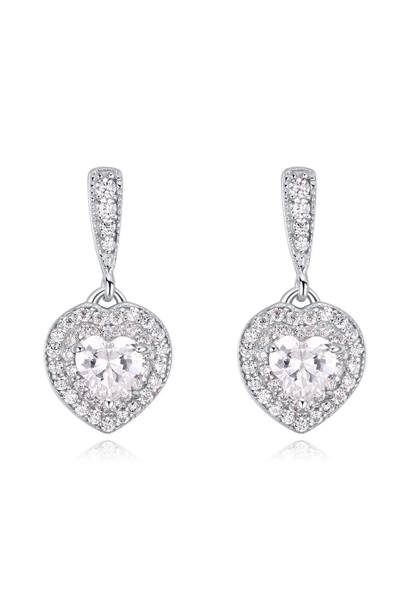 Zoestar Parure de bijoux de mariée avec collier et boucles d'oreilles en cristal étincelant pour femme, taille unique, /, Pas de gemme Zoestar Parure de bijoux de mariée avec collier et boucles d'oreilles en cristal étincelant pour femme, taille unique, /, Pas de gemme