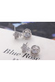 Pretty affordable royal crown simple earring design silver - Ref 28954 - 07