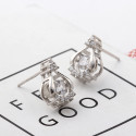 New fashion Jewelry silver trending earrings with nail clasp - Ref 28955 - 04