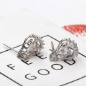 New fashion Jewelry silver trending earrings with nail clasp - Ref 28955 - 06
