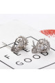 New fashion Jewelry silver trending earrings with nail clasp - Ref 28955 - 06