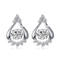 Bijou oreille femme tendance en argent sterling fermoir clou - Ref 28955 - 07