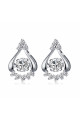 Bijou oreille femme tendance en argent sterling fermoir clou - Ref 28955 - 07