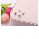 Stud earrings with sterling silver ball fashion cheap trend - Ref 29650 - 03