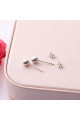 Stud earrings with sterling silver ball fashion cheap trend - Ref 29650 - 05