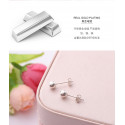 Stud earrings with sterling silver ball fashion cheap trend - Ref 29650 - 06
