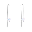 Boucle oreille femme coeur cristal multicolore pour soirée - Ref 30503 - 04