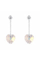 Cute white statement earrings small jewel woman nail pendant - Ref 30575 - 02
