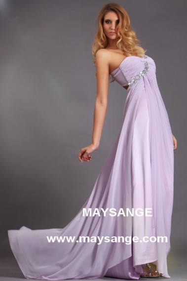 Violet Evening Dress-Affordable Violet Evening Dress - L011 #1