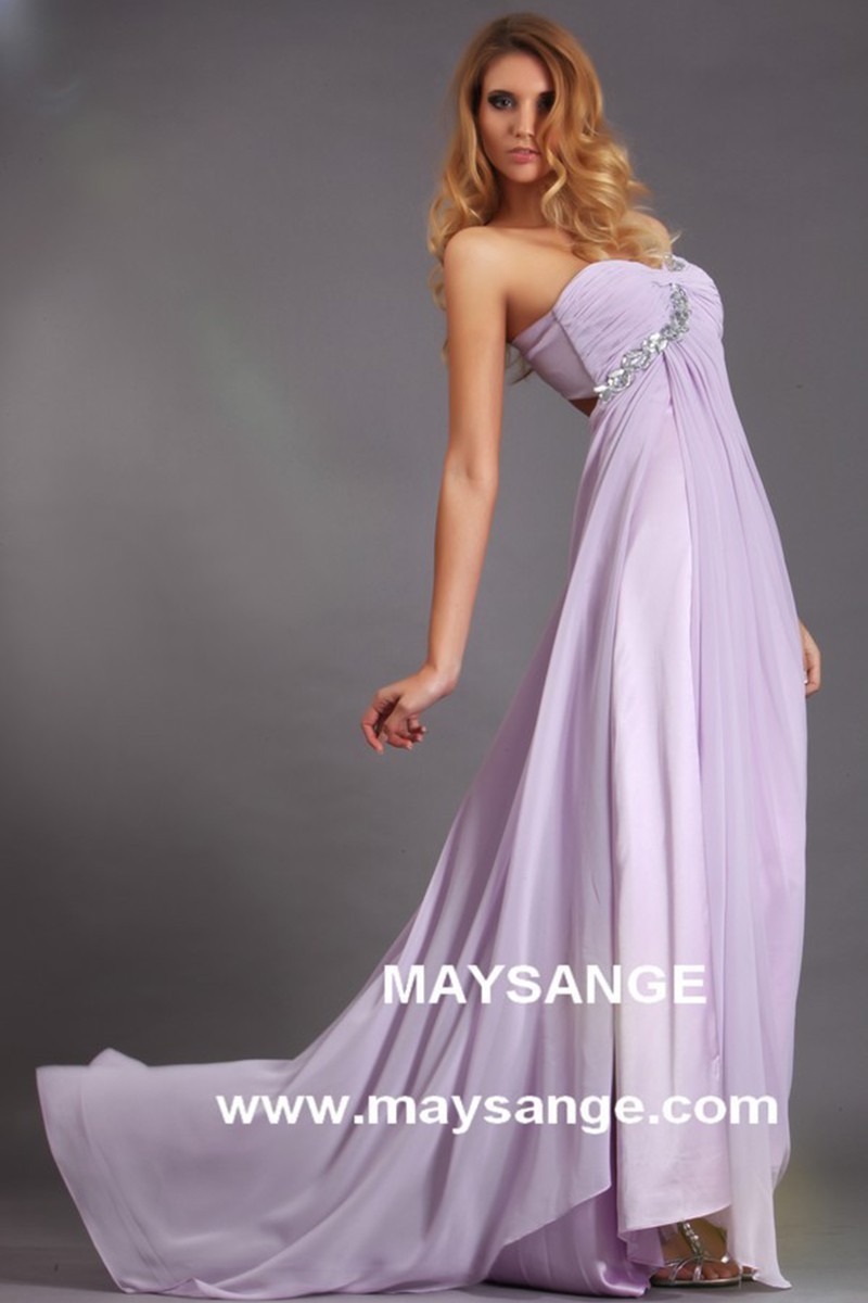 Violet Evening Dress-Affordable Violet Evening Dress - Ref L011 - 01