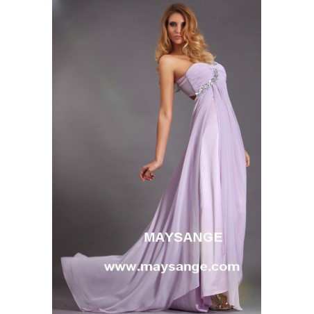 Beauty P robe de soirée longue pas cher bretelle simple