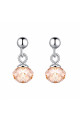 Small gold silver earrings for women for chic evening party - Ref 31415 - 02