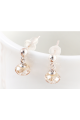 Small gold silver earrings for women for chic evening party - Ref 31415 - 03