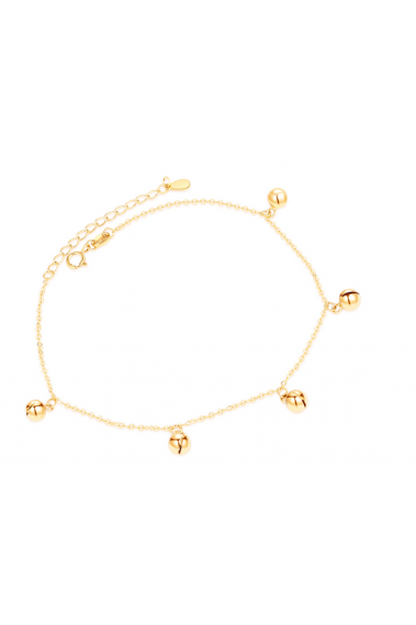 Magnifique bracelet doré femme chaîne fine réglable et stylé - 31410 #1
