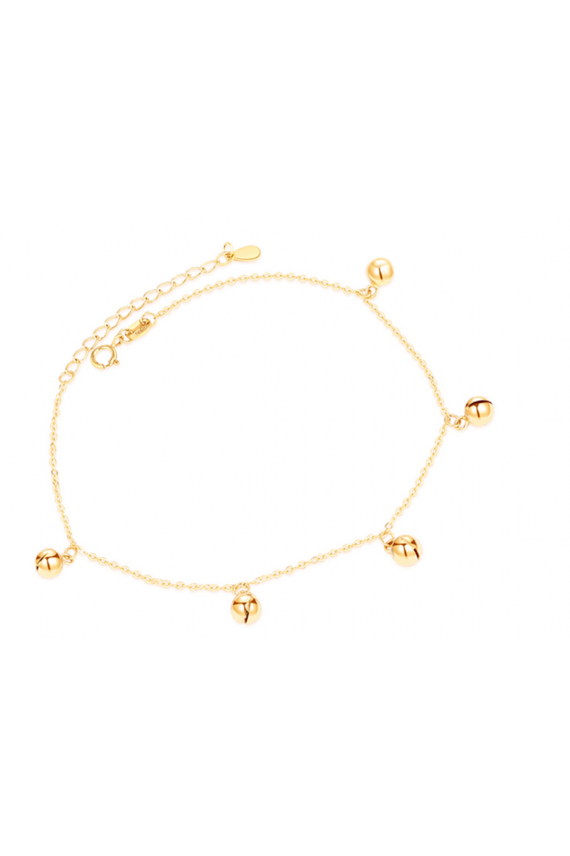 Affordable golden bracelet adjustable and stylish thin chain - Ref 31410 - 01