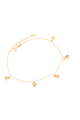 Magnifique bracelet doré femme chaîne fine réglable et stylé - Ref 31410 - 02