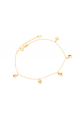 Affordable golden bracelet adjustable and stylish thin chain - Ref 31410 - 03