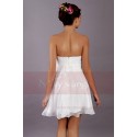 Short A-Line Strapless Graduation Party Dress - Ref C061 - 03