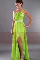 Long Summer Green Dress One Strap With Slit - Ref L155 - 03